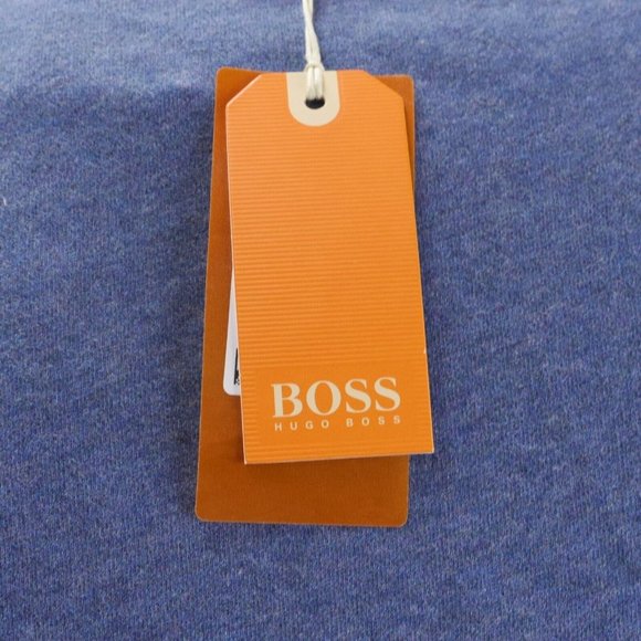 NWT Boss for Hugo Boss BLUE LONG SLEEVE SWEATSHIRT 50270643 WACCE Size MEDIUM - Picture 6 of 6